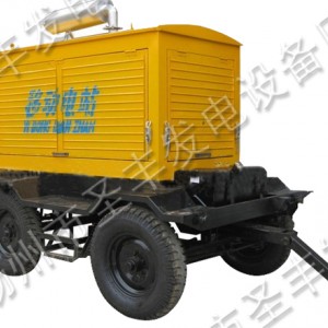 東風康明斯動力配套75KW移動式柴油發(fā)電機組